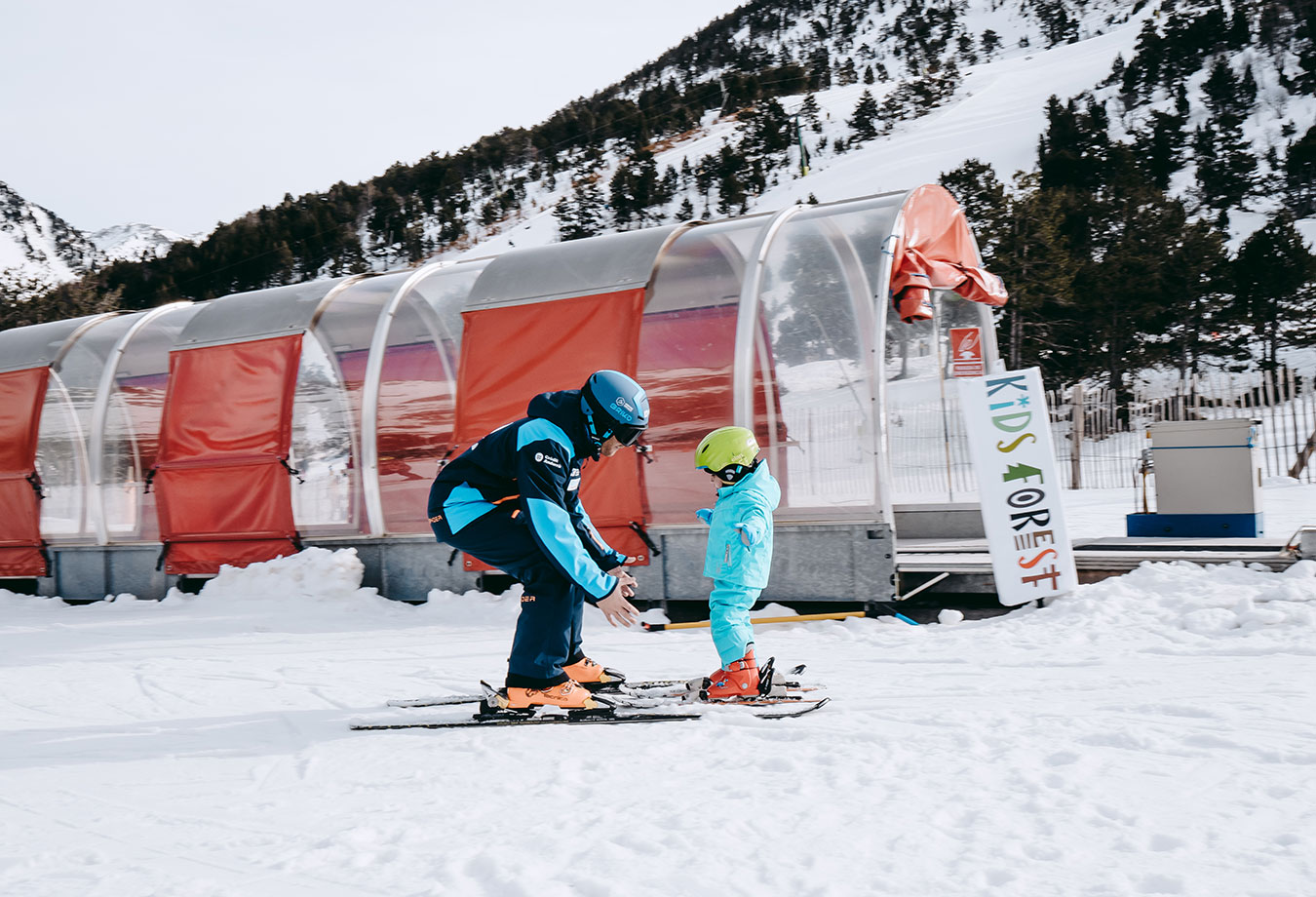 Cours de ski pour enfants en Andorre
