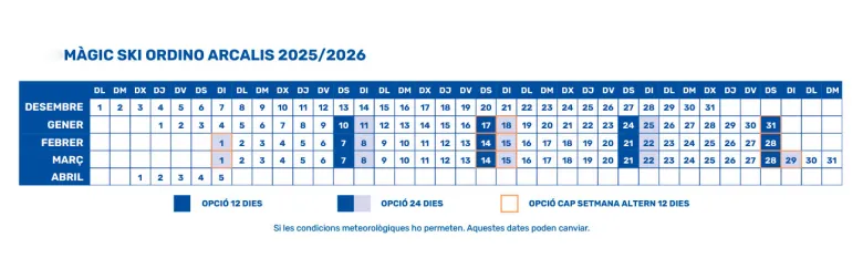 Màgic Ski Ordino Arcalís