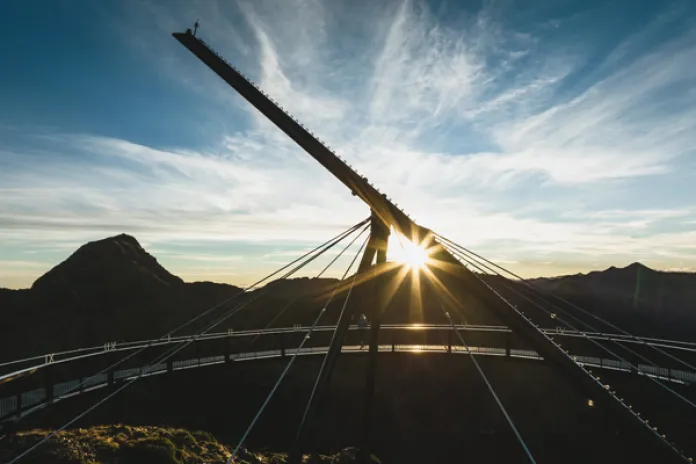 Amanecer en el Mirador Solar de Tristaina